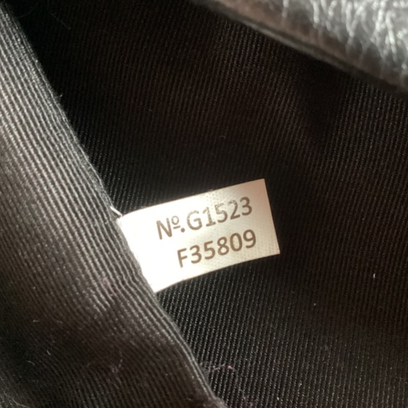 Authentic Black Leather Isabella Coach Handbag - Picture 10 of 10